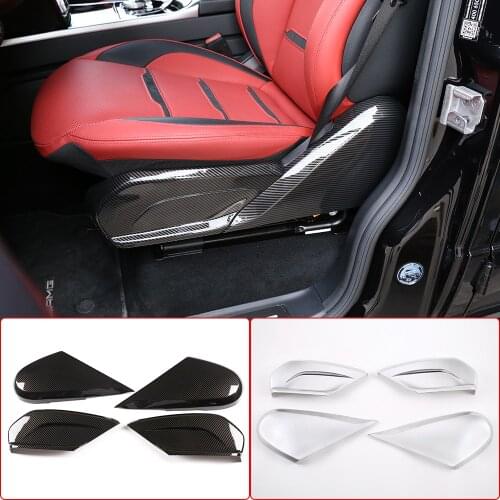 Car Seat Side Decoration Panel Cover Trim ABS Carbon fiber For Mercedes Benz G Class W463a G500 19-2020 Car Accessories Interior