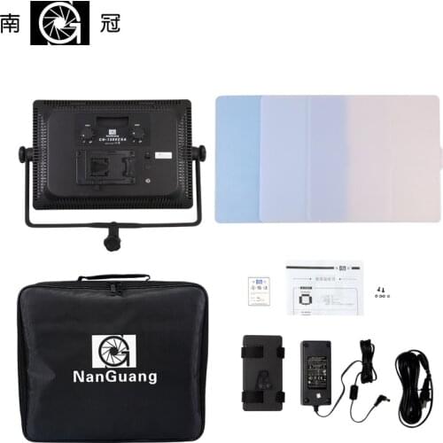 DHL Nanguang CN-1200CSA LEDS 5906 LM 5600K 7750 Lux LED Video Studio Light Panel with V Lock Battery Mount Extreme CRI RA 95 Bi
