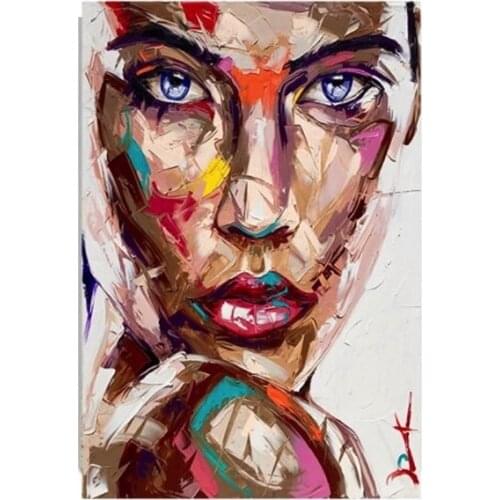 Graffiti Women Portrait Oil Painting Home Decor For Hand Painted Canvas Decorative Wall Art Cuadros For Living Room Bedroom