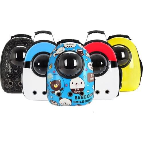 Lightweight Waterproof Outdoor Bubble Astronaut Breathable Bag Small Cat Capsule Pet Travel Dog Backpack Window Bag Carrier