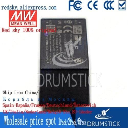 Steady MEAN WELL IRM-20-12 12V 1.8A meanwell IRM-20 12V 21.6W Single Output Encapsulated Type