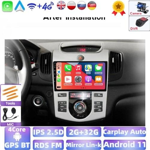 Android Touch Screen Have BT Auto Radio Multimedia System Stereo Audio Player GPS 2 Din For KIA Forte Cerato 2008-2013