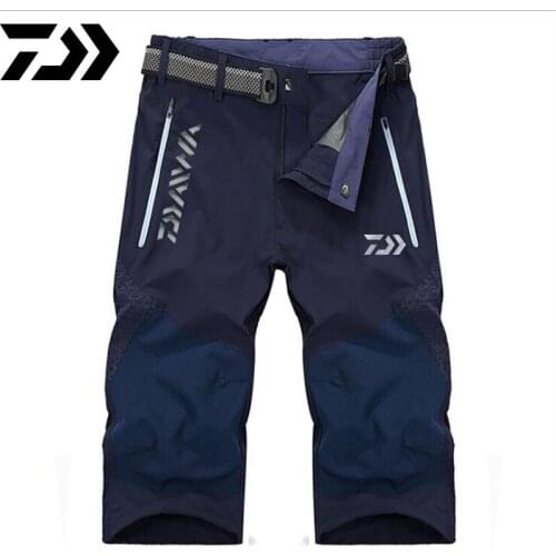 2020 New Daiwa Mens Quick Dry Removable Hiking Pants Outdoor Sport Summer Breathable Thousers Camping Trekking Fishing Shorts