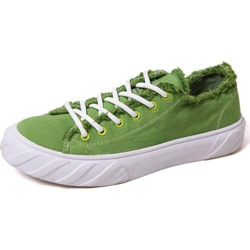 Men Canvas Shoes Waterproof Non-slip Wearproof Men Sneakers Breathable Male Shoes Casual Walking Shoes Thick-soled Canvas Shoes