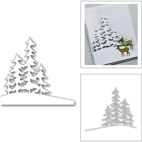 2020 New Christmas Tree Metal Cutting Dies For DIY Cut Paper Craft Making Background Greeting Card Scrapbooking Album No Stamps
