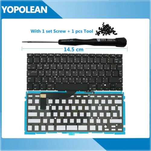 New Arab Arabic Keyboard + Backlight For Macbook Pro 15" Retina A1398 2012 2013 2014 2015
