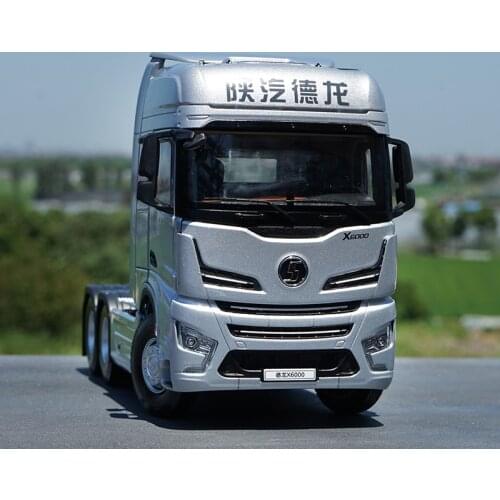 Original Factory Authentic 1:24 Shaanxi Sxqc Auto Deron X6000 Heavy Truck Semi-trailer Tractor Diecast Models for Gift, Collecti