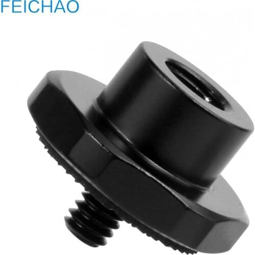 1/4" to 3/8" Male to Female 1/4 to 1/4 or 3/8 to 3/8 Thread Screw Adapter Tripod Plate Screw for Camera Flash Tripod Light Stand