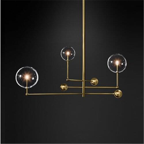 Ball Hanging Lamp Nordic Glass Creative Modern Simple Lustre Pendant Lights Lamparass Flesh Light Luminaire Decor for Home