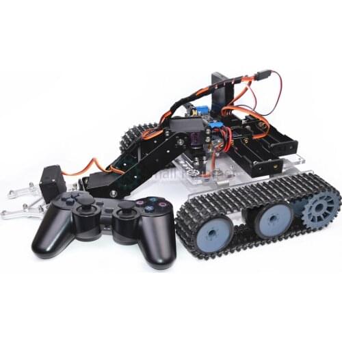 RC robot arduino acrylic tank robotic 4DOF arm DIY assembly kit