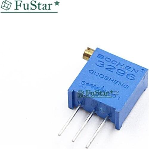 10pcs 3296 3296X series resistanceohm Trimpot Trimmer Potentiometer 3296X-1-103 10K X103 3296X-1-203 20K 203 50K X503 100K X104