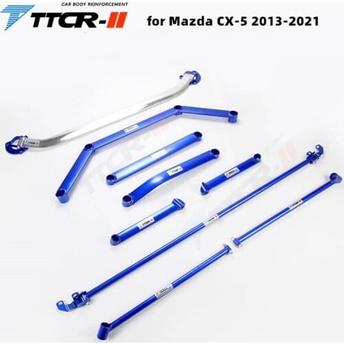 Strut bar TTCR-II For Mazda CX-5 13-18 Suspension system Strut Bar Car Accessories Alloy Stabilizer Bar Car Styling Tension Rod