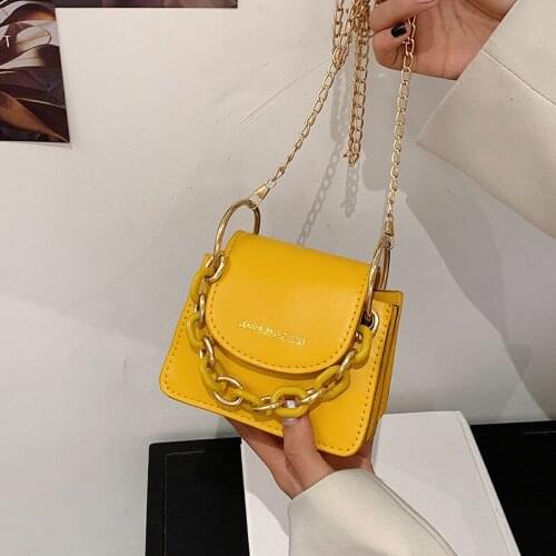 Temperament mini bag female spring and summer 2021 popular new trendy fashion messenger shoulder chain portable small square bag
