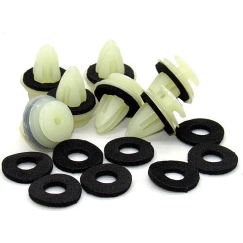Fit for 50pcs Bumper Fastener Clips Car Styling Fender Door Panel Rivets For Chery Tiggo Tiggo 5 Son Qq6 Sweet Very M11 Orienta