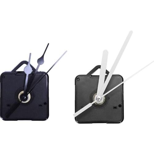 2 Pack Replacement Wall Clock Repair Parts Pendulum Movement Mechanism Quartz Clock Motor with Hands & Fittings Kit