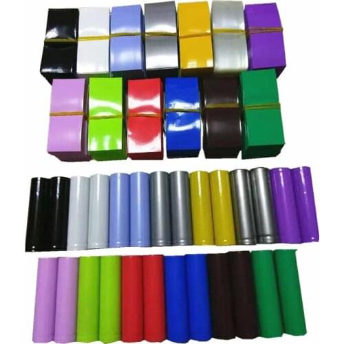 20pcs/lot Lithium Battery Packaging Shrink Film 18650 Special Heat Shrinkable Casing Skin Pvc
