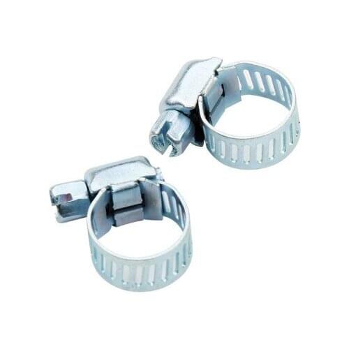 40pcs! Stainless Steel Mini Jubilee Fuel Hose Clamps Pipe Clips Fastener For Home Tools