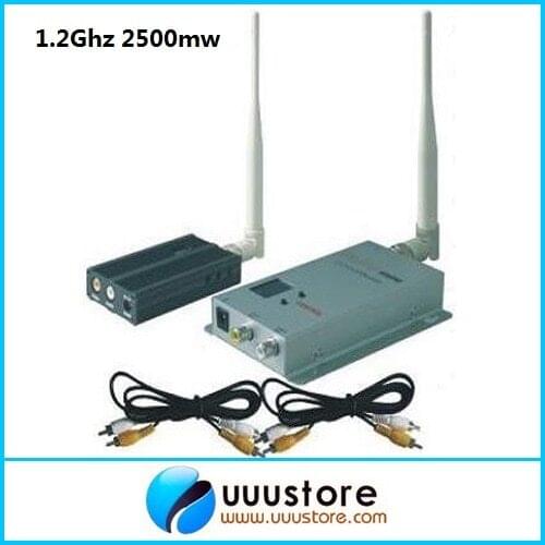 1.2G 8CHS FPV long range 3000 meters Wireless A/V Audio Video transmitter and receiver system(FOX-2500)