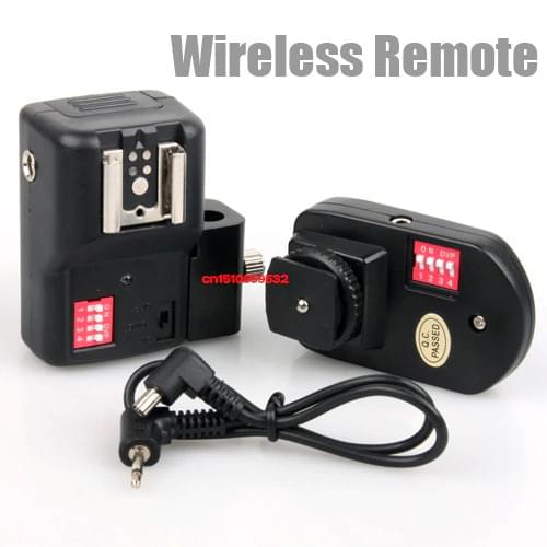 PT-16 NE 16 Channels Wireless Radio Flash Trigger set with 1 receivers And umbrella holder Sync Speed 1/250s For canon nikon