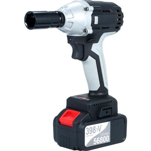 Brushless Impact Wrench Cordless Electric Impact Wrench with 1/2in Chuck 2pcs 4.0A Battery with Driver Impact Sockets