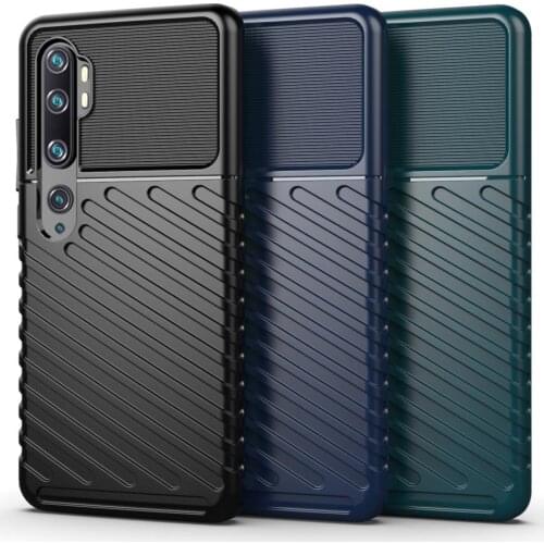 For Xiaomi Mi Note 10 Pro Case Soft Silicone Armor Shockproof protect Back Cover Case for xiaomi mi cc9 pro cc9pro phone shell