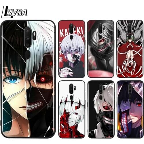 Black TPU Soft Cover Anime Tokyo Choul for OPPO A9 2020 Reno 10X ZOOM ACE 4 3 2 Z F Pro 4G 5G Phone Case