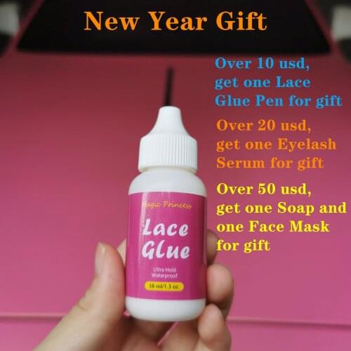 Ultra Hold Waterproof Lace Wig Glue Strong Adhesive for Poly & Hairpieces Edge Natural Look 38ml 1.3oz Fast Drying