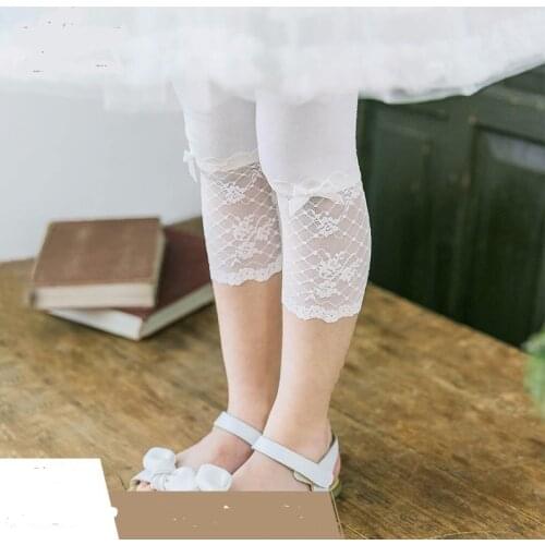 2020 New Kids Girls Leggings Baby Kid Girl flower Toddlers comfort Stretchy Pants Trousers Hot Summer