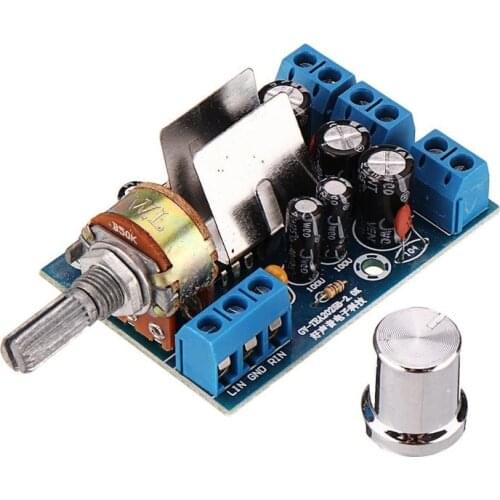TEA2025B Mini Amplifier for Speakers Dual Stereo 2.0 Channel Subwoofer Amplifier Board Sub Board Volume Control DIY Kit