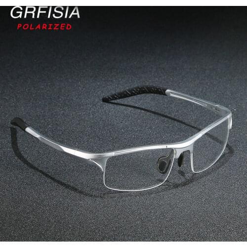 Super Light Aluminum Half Frame Glasses Men Brand Designer Classic Design Myopia Prescription Eyeglasses Frame Male Ultralight