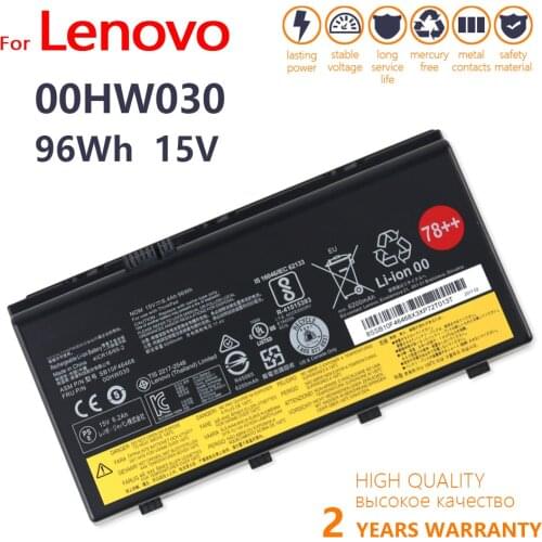 Genuine SB10F46468 00HW030 Laptop Battery For Lenovo Thinkpad P70 P71 P72 01AV451 4ICR18 / 65-2 Genuine Laptop battery 15V 96WH