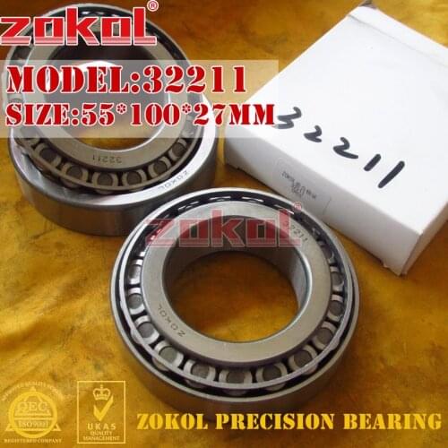 ZOKOL bearing 32211 7511E Tapered Roller Bearing 55*100*27mm