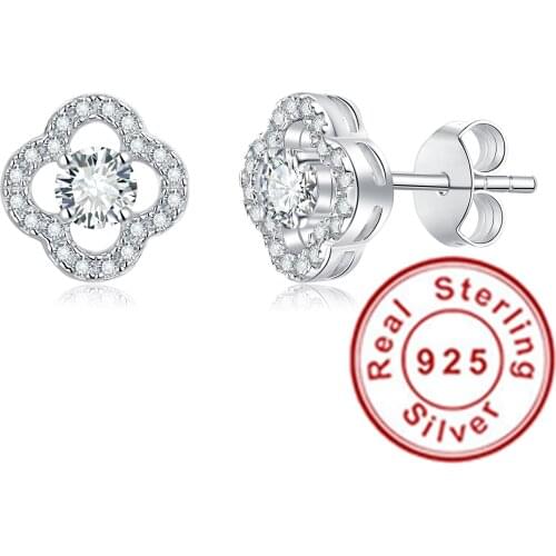 RUIXUNGEM Stud Earrings