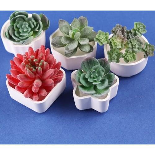 Pot Shape Silicone Mold DIY Handcraft Resin Casting Mold For Succulent Flower Pot Storage Box Concrete Plaster Mould Home Decor