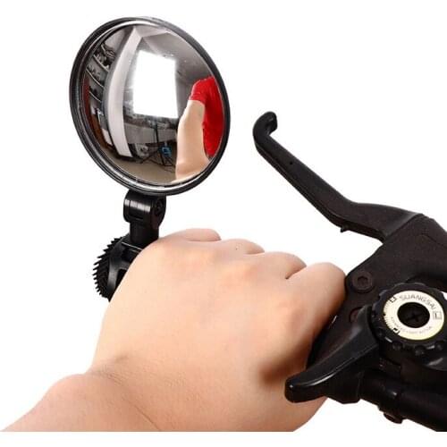 Universal Handlebar Adjustable Bicycle Rearview Mirror Wide-angle Convex Mirror Cycling Rear View MTB Bike Cycling Accessories