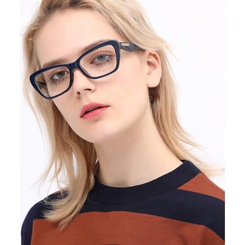 Veshion Cat eye Spectacle Frames Transparent Clear Eyeglasses Frame Women Men Optical Lens Ultra-light Elegant Luxury Myopia