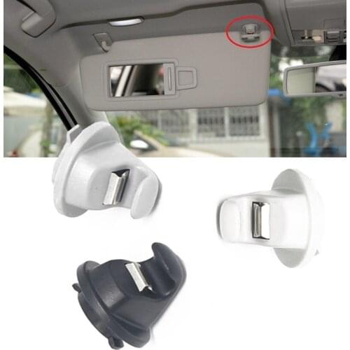 Lofty Richy Sunvisor Clips Sun Shade Clamp Visor Clips Buckle For VW Tiguan 2 MK2 Teramont Golf 7 MK7 Sportsvan Magotan B8L