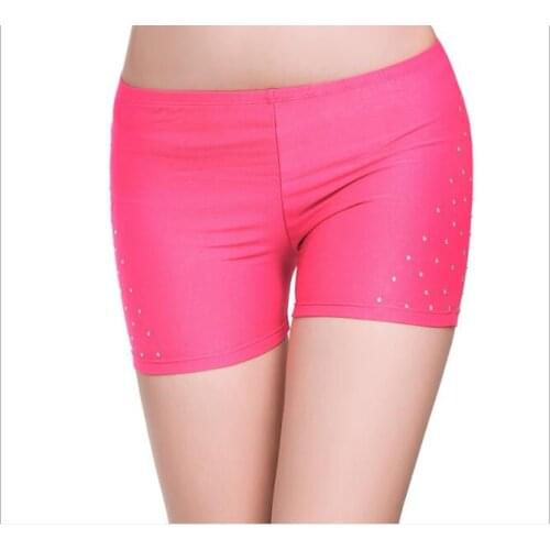 Women Casual Fitness Yoga Shorts High Waist Running Gym Stretch Sports Short Pants