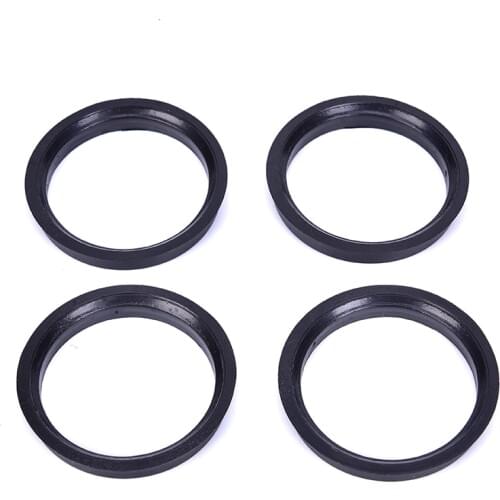 1 Set 4 Hub Centric Rings Car Wheel Bore Center Collar 66.6-57.1mm