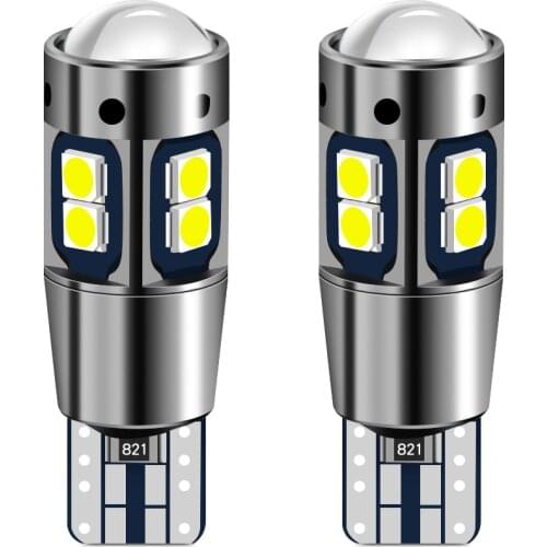 2PCS T10 W5W LED Bulbs Car Interior Light Parking Lamp for chevrolet cruze for fiat 500 for ford focus volvo for nissan qashqai