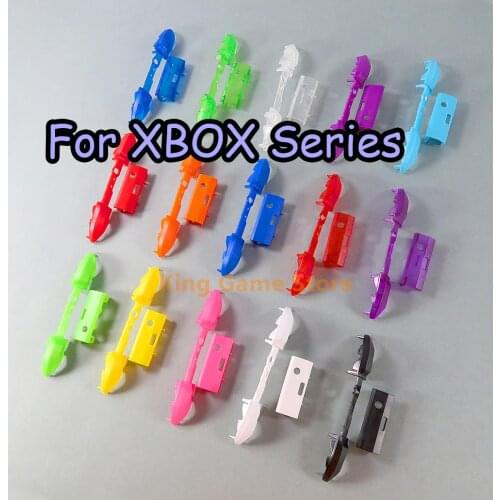 30sets Colorful LB RB Bumper Power Button Trigger For XBOX Series S X Controller middle bar holder Surround Guide On Off Buttons