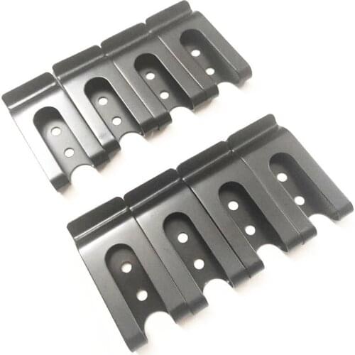 5/10pcs Hardware back clip hard film clip mobile phone clip holster hardware easy-pull buckle back clip belt Metal clip buckle