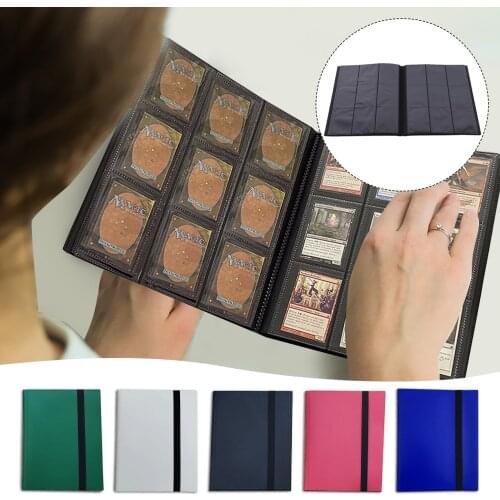 Game Collector Card Binder Waterproof Transparent Album With 360 Pockets Card Collectors Binder Folder Loaded List Holder#g3