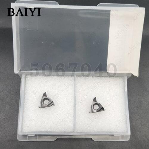 2pcs 11ER A60 CBN Threading diamond Inserts cubic boron nitride processing steel Turning Tool quenched material threaded blade