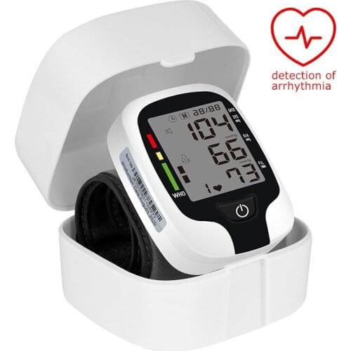 Wrist Automatic Blood Pressure Monitor With Voice Hypertension Measurement Convenient Electric Home Use Medical Health Machine
