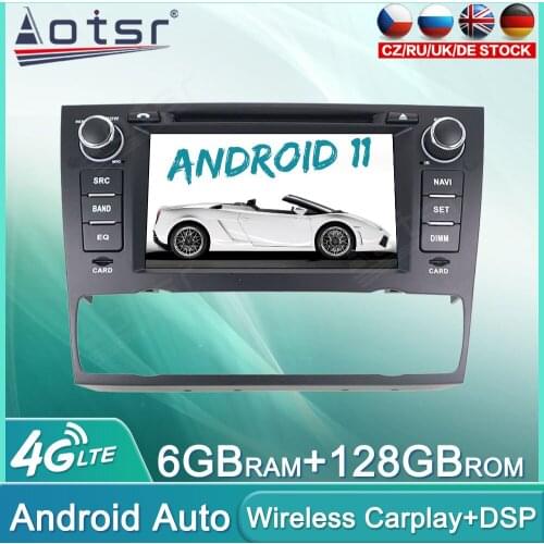 Android 11 128GB Car Radio DVD Player For BMW E90 2005-2012 Audio Multimedia Player GPS Navigation Auto Stereo Head Unit Carplay