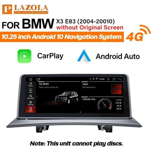 Android 10 Car Multimedia Navigation GPS Player For BMW X3 E83 2004-2010 without Original Monitor CarPlay Autostereo 10.25 inch