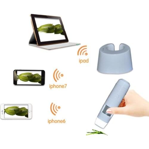 5X-200X WIFI Wireless Digital Microscope for Ipad, Iphone, Android Phone and Tablet Laptop