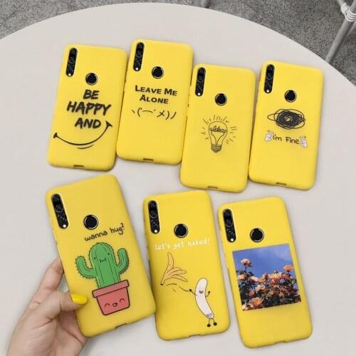 For Huawei P Smart Z Case Luxury Slim TPU Cute Cartoon Silicon Cover Soft Phone Cases for HUAWEI P Smart Z PSmart Z STK LX1 Capa
