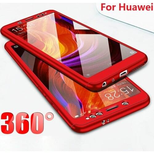 360 Full Body Case for Huawei Y6P Y7P Y5P 2020 Y6S tempered Glass Shockproof Cover for Huawei Y9S Y5 Y6 Y7 Y9 Prime 2019 Bumper